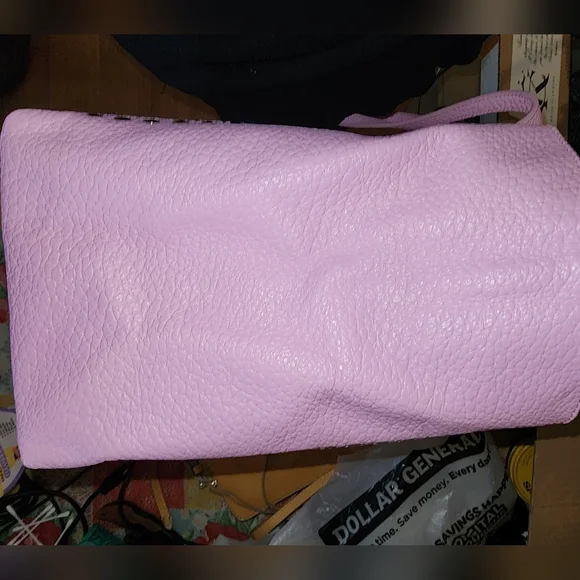 Excellent used condition samantha thavasa pink studded tote see pics for callout - Picture 6 of 12